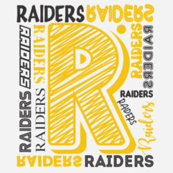 Shiloh Raiders Design SR6 on a Port & Company® - Core Cotton Ringer Tee Design