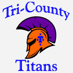 Tri-County Titans Design TCT1 on a Port & Company® - Youth Core Fleece Crewneck Sweatshirt Design