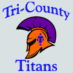 Tri-County Titans Design TCT1 on a Sport-Tek® - PosiCharge ® Competitor Tee Design