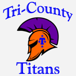 Tri-County Titans Design TCT1 on a Port & Company® - Youth Core Fleece Pullover Hooded Sweatshirt Design