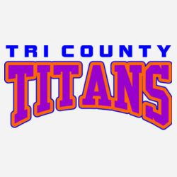 Tri-County Titans Design TCT2 on a Port & Company® - Core Cotton Tee Design