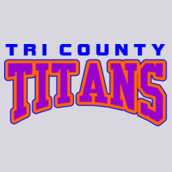 Tri-County Titans Design TCT2 on a Port & Company® - Youth Core Fleece Pullover Hooded Sweatshirt Design