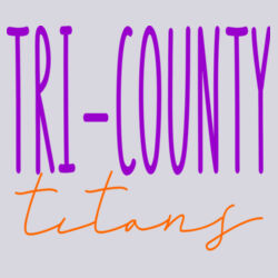 Tri-County Titans Design TCT3 on a Port & Company® - Youth Core Fleece Crewneck Sweatshirt Design