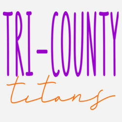 Tri-County Titans Design TCT3 on a Port & Company® - Youth Core Cotton Tee Design