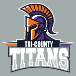 Tri-County Titans Design TCT7 on a Port & Company® - Core Fleece Crewneck Sweatshirt Design
