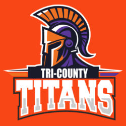 Tri-County Titans Design TCT7 on a Port & Company® - Youth Core Fleece Pullover Hooded Sweatshirt Design