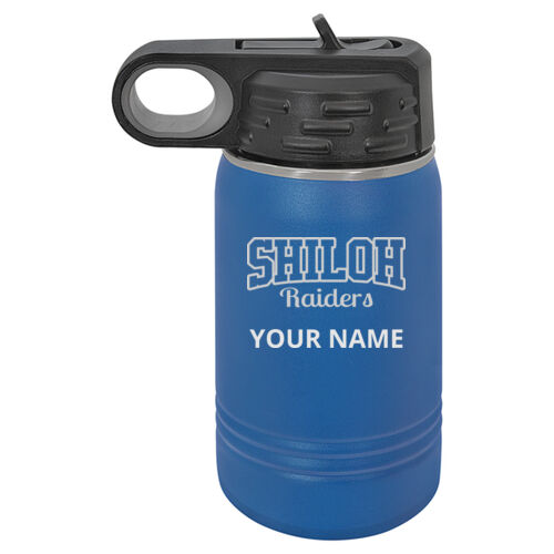 Shiloh Raiders Design SRE1 Engraved on a Polar Camel® - 12 oz. Water Bottle Vacuum Insulation Thumbnail