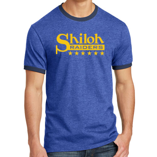 Shiloh Raiders Design SR1 on a Port & Company® - Core Cotton Ringer Tee Thumbnail