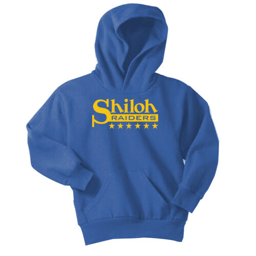 Shiloh Raiders Design SR1 on a Port & Company® - Youth Core Fleece Pullover Hooded Sweatshirt Thumbnail