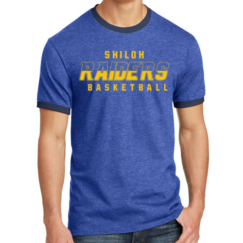 Shiloh Raiders Design SR2 on a Port & Company® - Core Cotton Ringer Tee Thumbnail