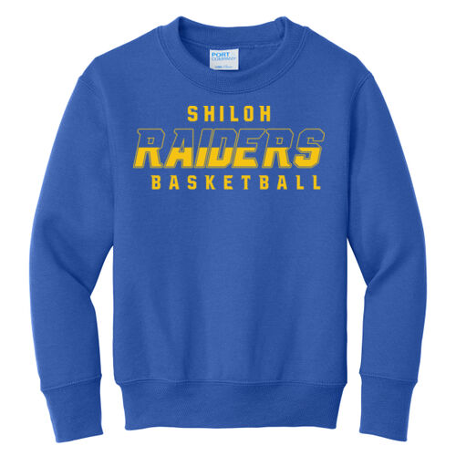 Shiloh Raiders Design SR2 on a Port & Company® - Youth Core Fleece Crewneck Sweatshirt Thumbnail