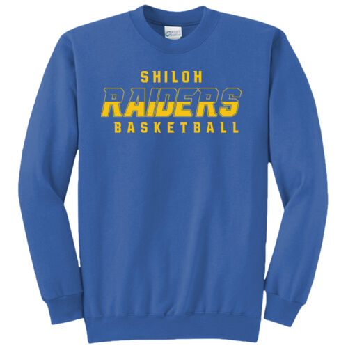 Shiloh Raiders Design SR2 on a Port & Company® - Core Fleece Crewneck Sweatshirt Thumbnail