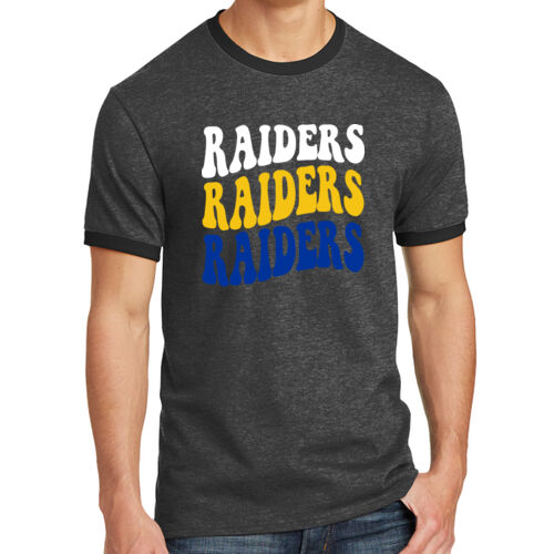 Shiloh Raiders Design SR3 on a Port & Company® - Core Cotton Ringer Tee Thumbnail