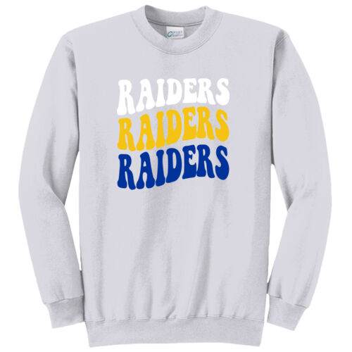 Shiloh Raiders Design SR3 on a Port & Company® - Core Fleece Crewneck Sweatshirt Thumbnail