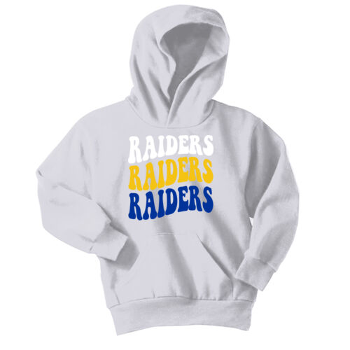 Shiloh Raiders Design SR3 on a Port & Company® - Youth Core Fleece Pullover Hooded Sweatshirt Thumbnail