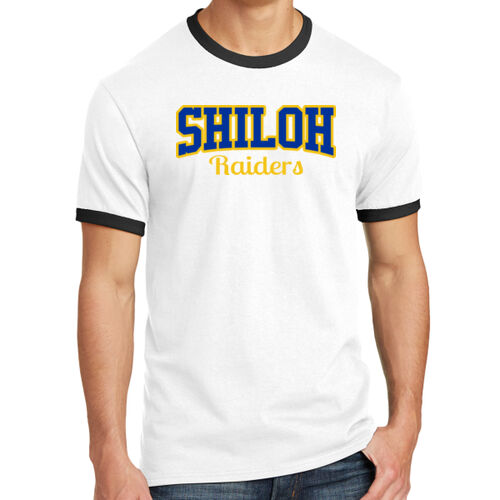 Shiloh Raiders Design SR4 on a Port & Company® - Core Cotton Ringer Tee Thumbnail