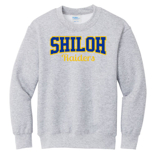Shiloh Raiders Design SR4 on a Port & Company® - Youth Core Fleece Crewneck Sweatshirt Thumbnail