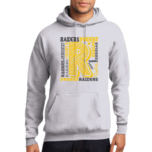 Shiloh Raiders Design SR6 on a Port & Company® - Core Fleece Pullover Hooded Sweatshirt Thumbnail