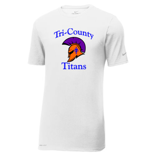 Tri-County Titans Design TCT1 on a Nike® - Dri FIT Cotton/Poly Tee Thumbnail