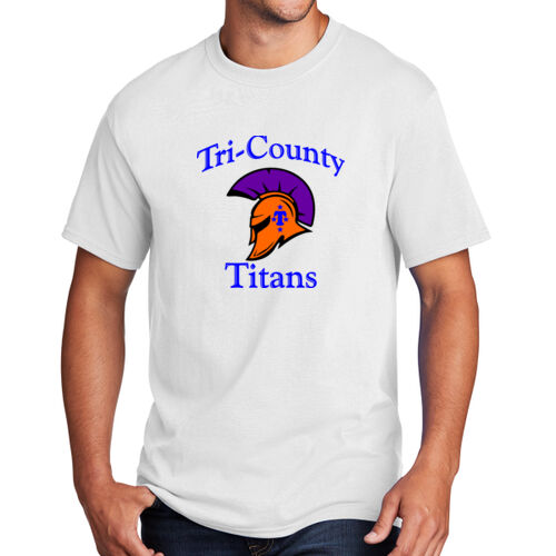 Tri-County Titans Design TCT1 on a Port & Company® - Core Cotton Tee Thumbnail