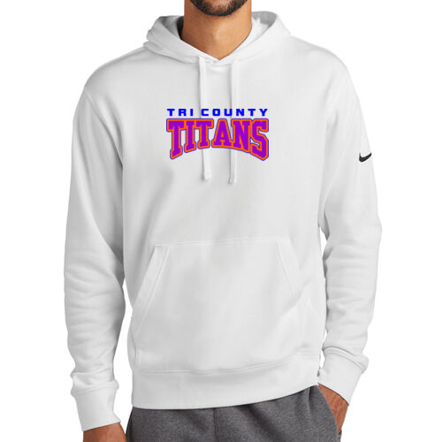 Tri-County Titans Design TCT2 on a Nike® - Club Fleece Sleeve Swoosh Pullover Hoodie Thumbnail