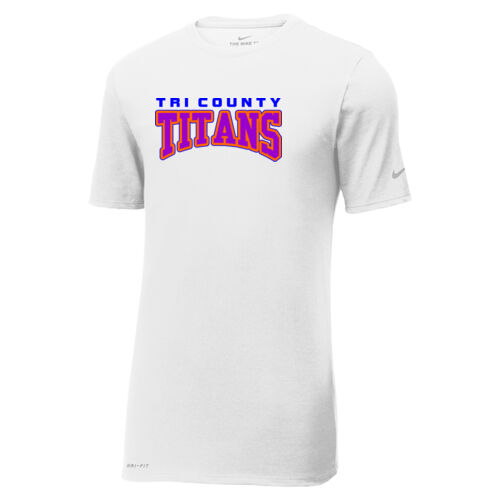 Tri-County Titans Design TCT2 on a Nike® - Dri FIT Cotton/Poly Tee - Dri FIT Cotton/Poly Tee Thumbnail