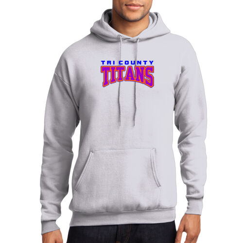 Tri-County Titans Design TCT2 on a Port & Company® - Core Fleece Pullover Hooded Sweatshirt Thumbnail