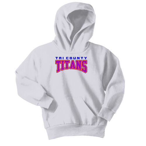 Tri-County Titans Design TCT2 on a Port & Company® - Youth Core Fleece Pullover Hooded Sweatshirt Thumbnail
