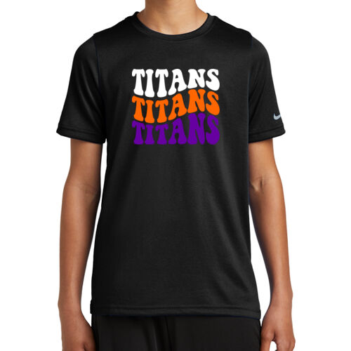 Tri-County Titans Design TCT5 on a Nike® - Youth Swoosh Sleeve rLegend Tee Thumbnail