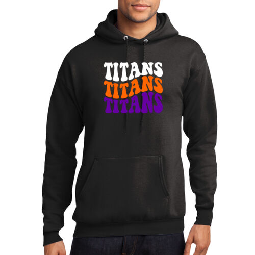 Tri-County Titans Design TCT5 on a Port & Company® - Core Fleece Pullover Hooded Sweatshirt Thumbnail