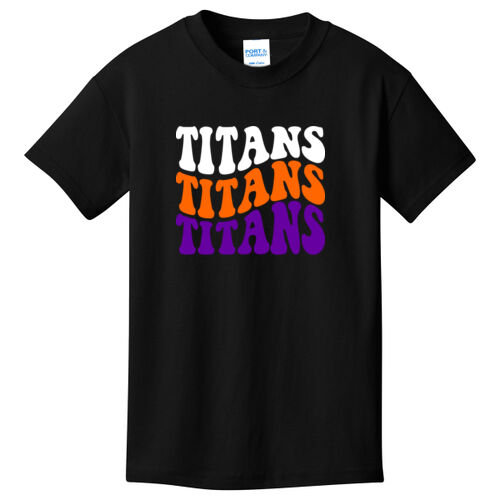 Tri-County Titans Design TCT5 on a Port & Company® - Youth Core Cotton Tee Thumbnail