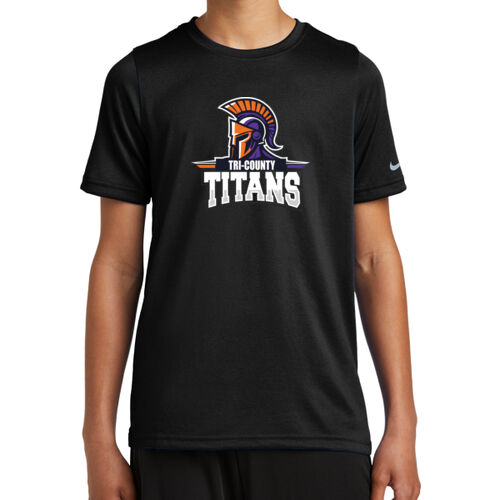 Tri-County Titans Design TCT7 on a Nike® - Youth Swoosh Sleeve rLegend Tee Thumbnail