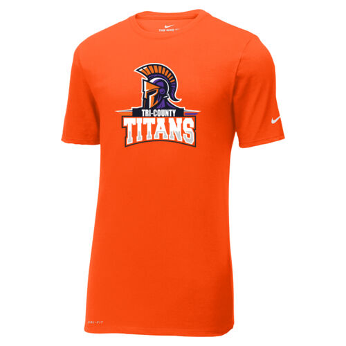 Tri-County Titans Design TCT7 on a Nike® - Dri FIT Cotton/Poly Tee Thumbnail