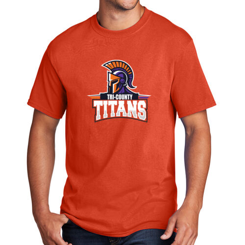 Tri-County Titans Design TCT7 on a Port & Company® - Core Cotton Tee Thumbnail