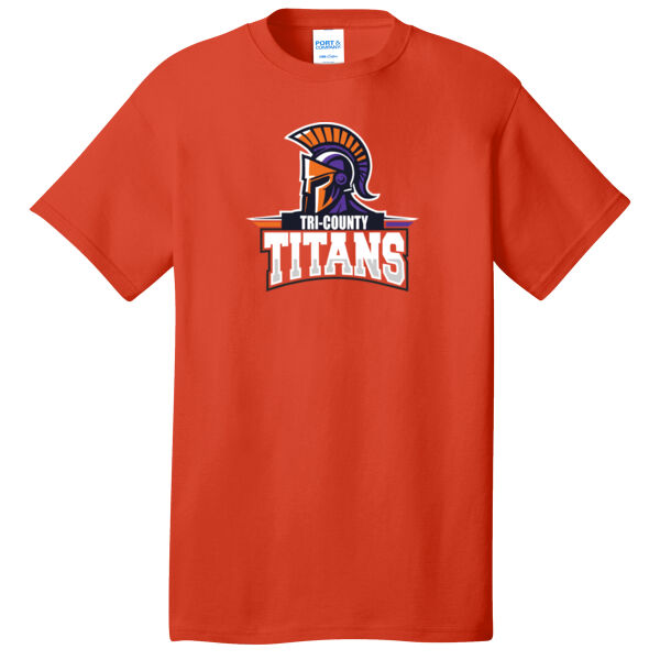 Tri-County Titans Design TCT7 on a Port & Company® - Core Cotton Tee Thumbnail